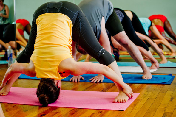 Separate Leg Stretching Pose